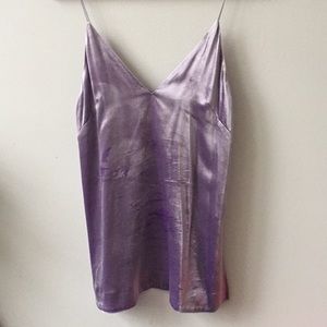 Lilac Velvet Tank